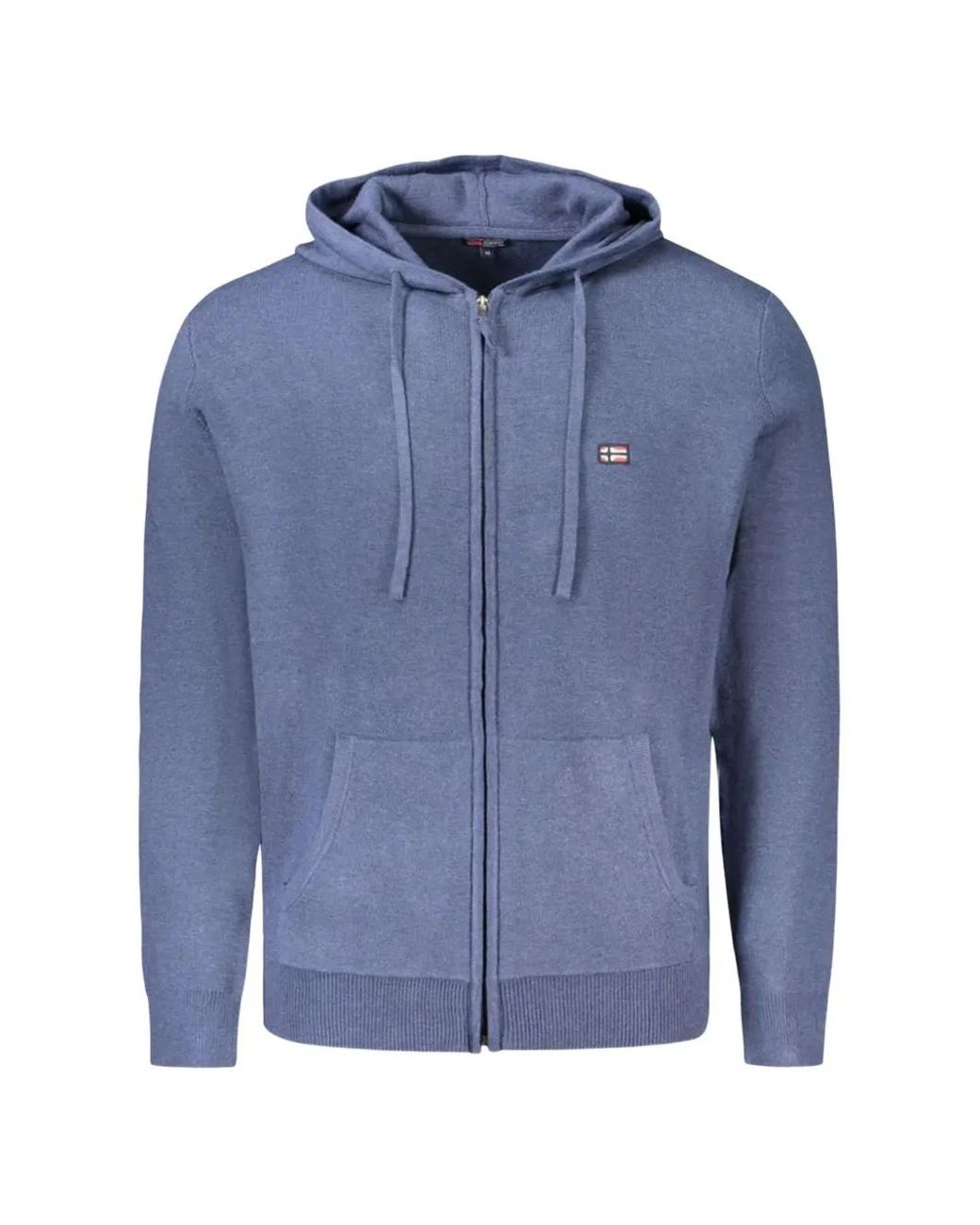 Norway 1963 Blue Hoodie Zippé À Logo for men