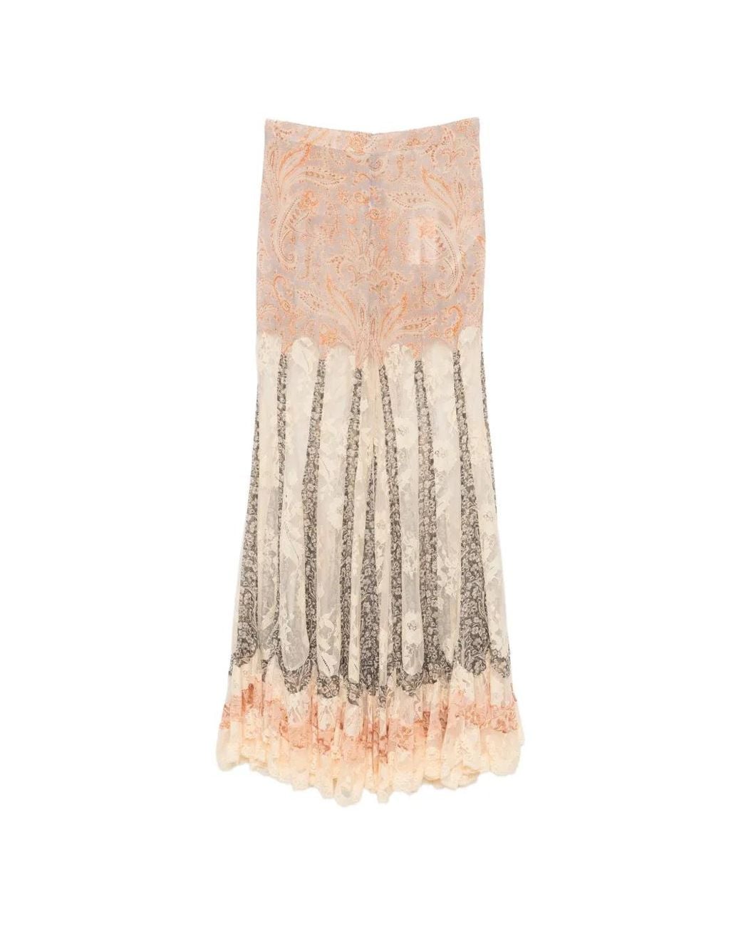 Zimmermann White Valiant Printed Silk Flared Trousers