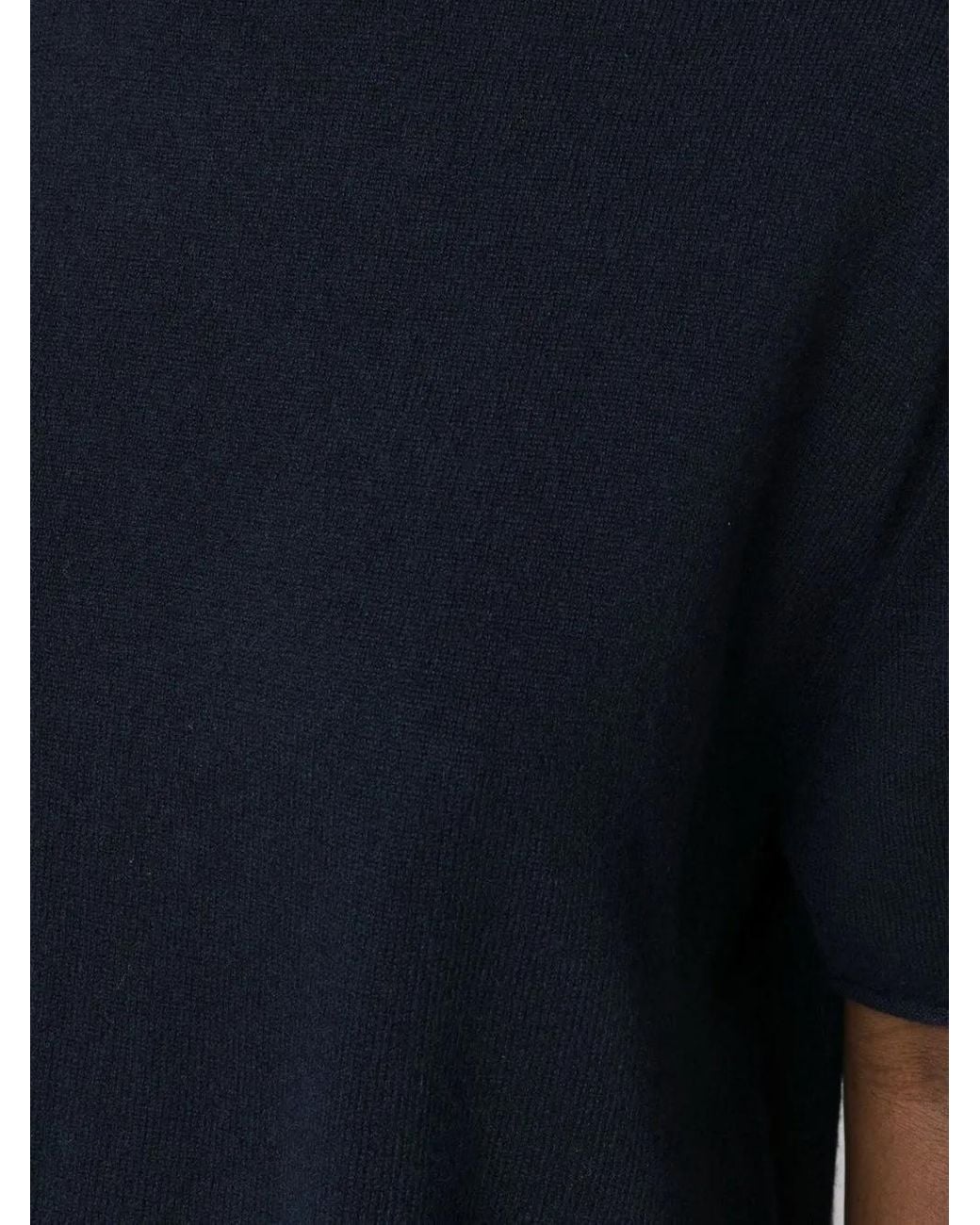 Lisa Yang Black Short-Sleeved Knitted Top