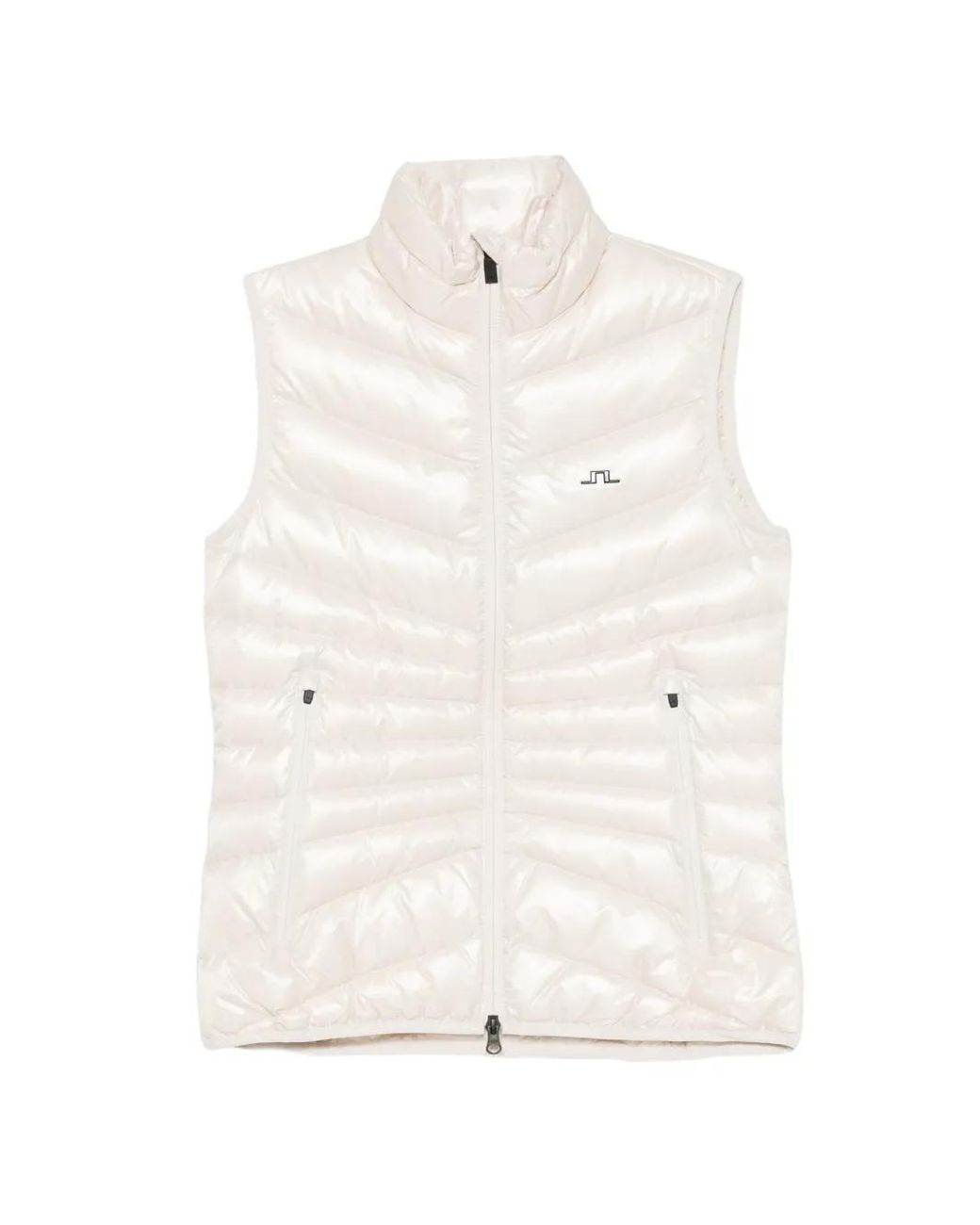 J.Lindeberg White Lara Light Down Gilet