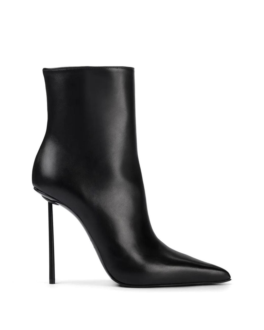 Le Silla Black Amelia Pointed-Toe Ankle Boots