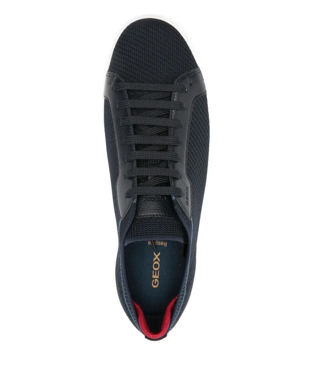 Geox Black Baltmoore Lace-Up Sneakers for men