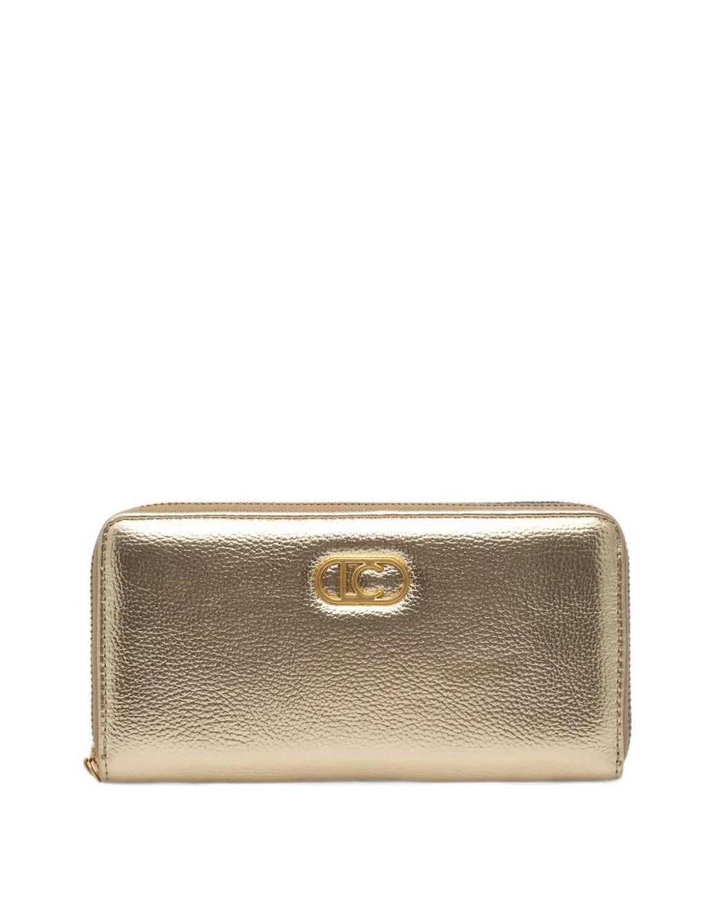 Lola Casademunt Natural Logo-Plaque Zip-Around Wallet