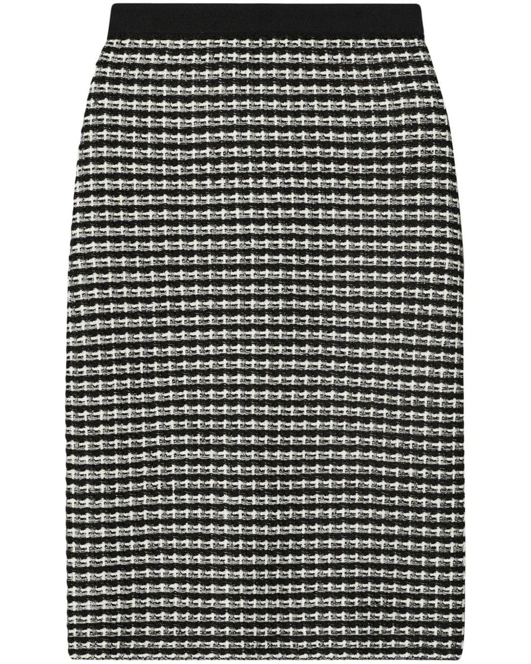 Tory Burch Black Jacquard Skirt
