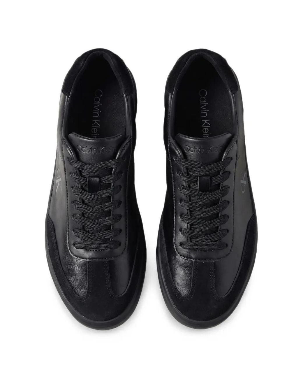 Calvin Klein Black Baskets À Logo Imprimé