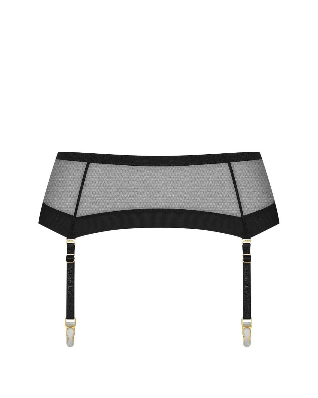 Maison Close Black Corps À Corps Strumpfhalter
