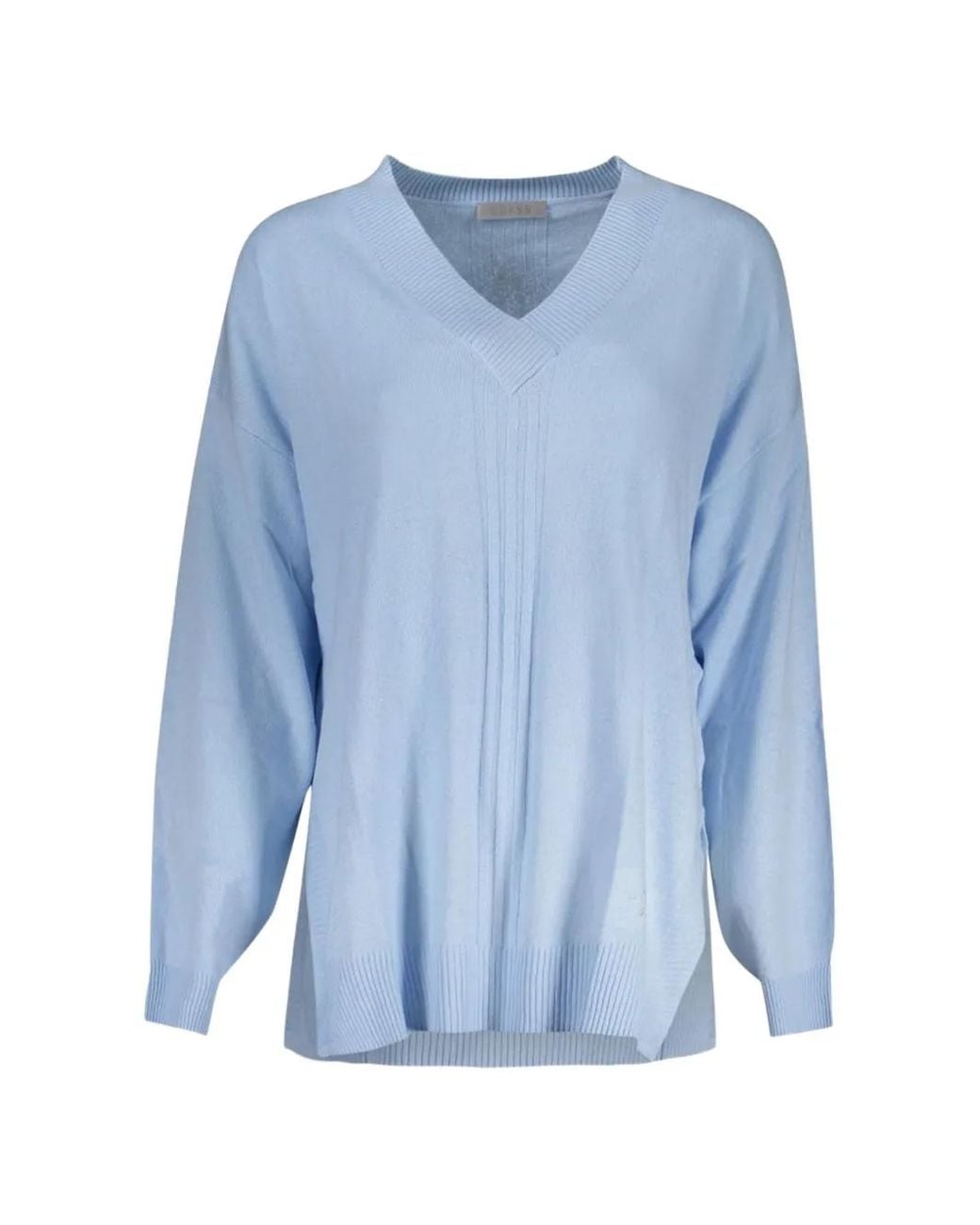 Guess Blue V-Neck Sweater