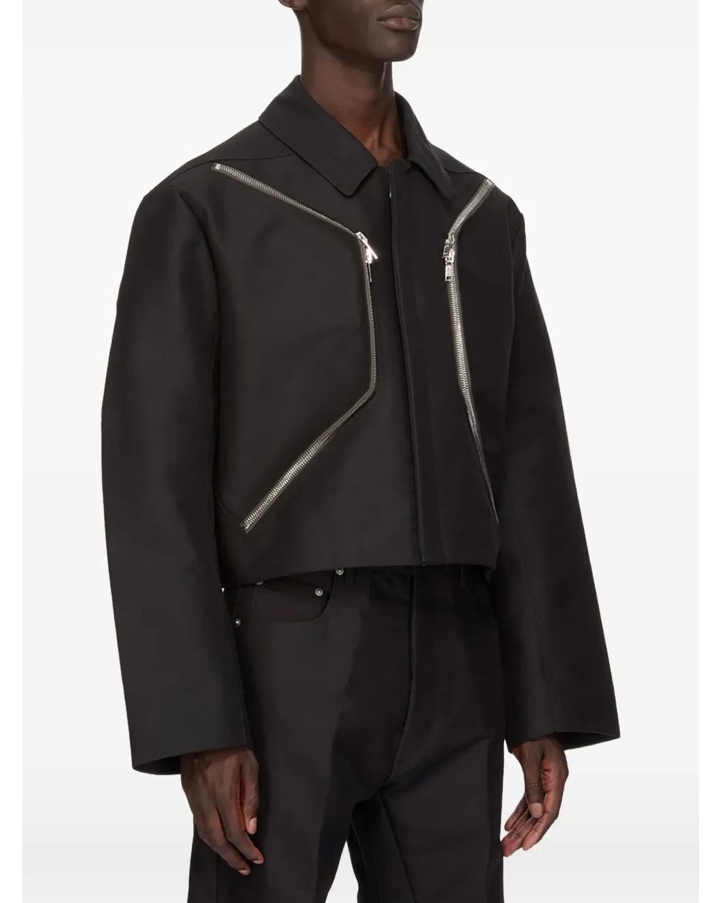 Rick Owens Blue Heizer Jacket for men