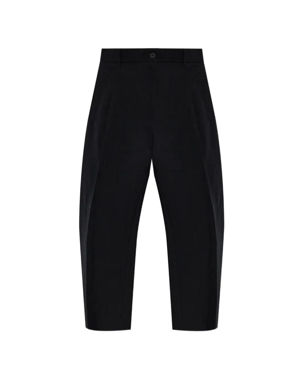 Studio Nicholson Minos Geplooide Broek in het Black
