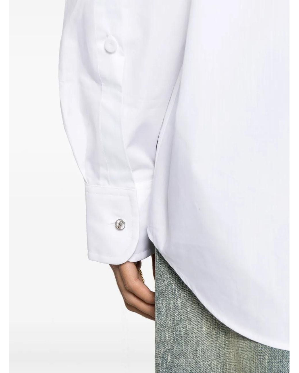 Stella McCartney White Broderie Anglaise Shirt