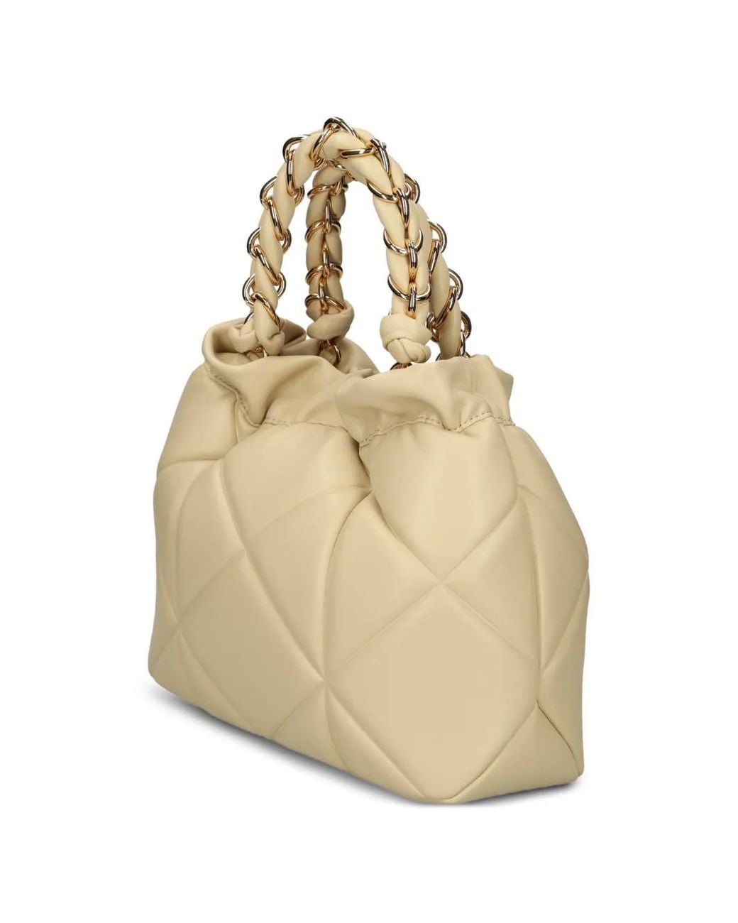 Love Moschino Natural Quilted Bucket Bag