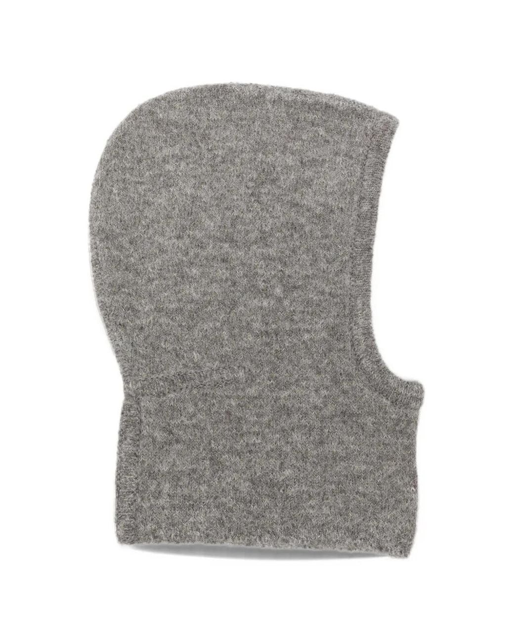 Low Classic Gray Knitted Balaclava