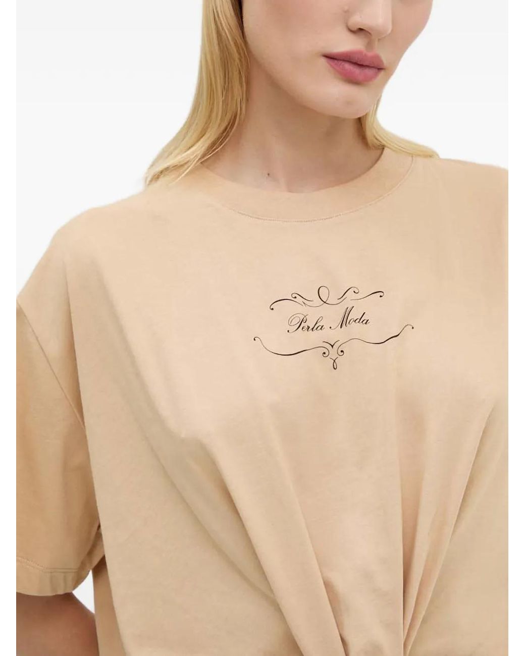 Moschino Blue Lettering T-Shirt