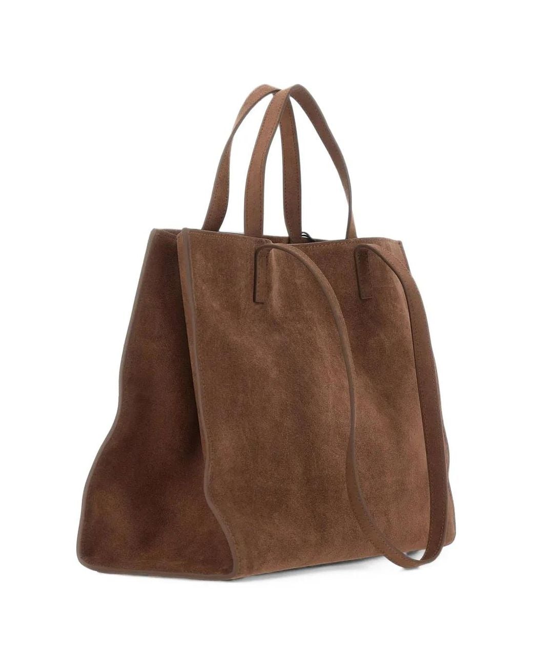 Mc2 Saint Barth Brown Jour Logo-Patch Shoulder Bag