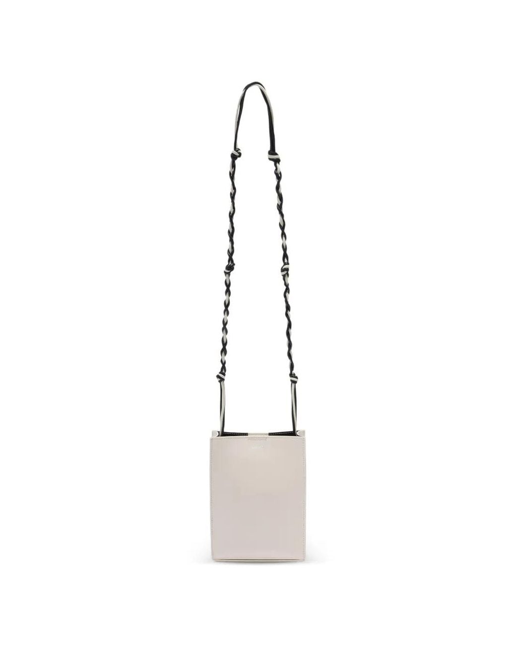 Jil Sander White Tangle Small Handbag