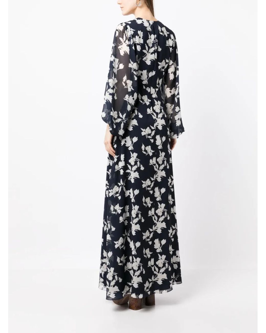 Sachin & Babi Black Jenny Chiffon Dress