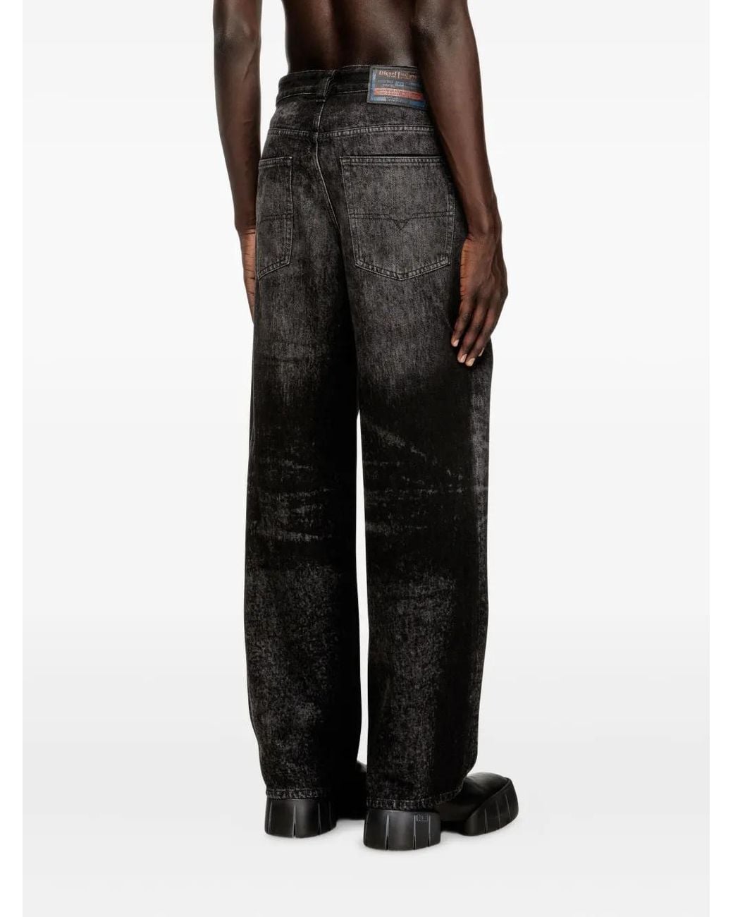 DIESEL Black 2001 D-Macro-Fsh Pantaloni for men