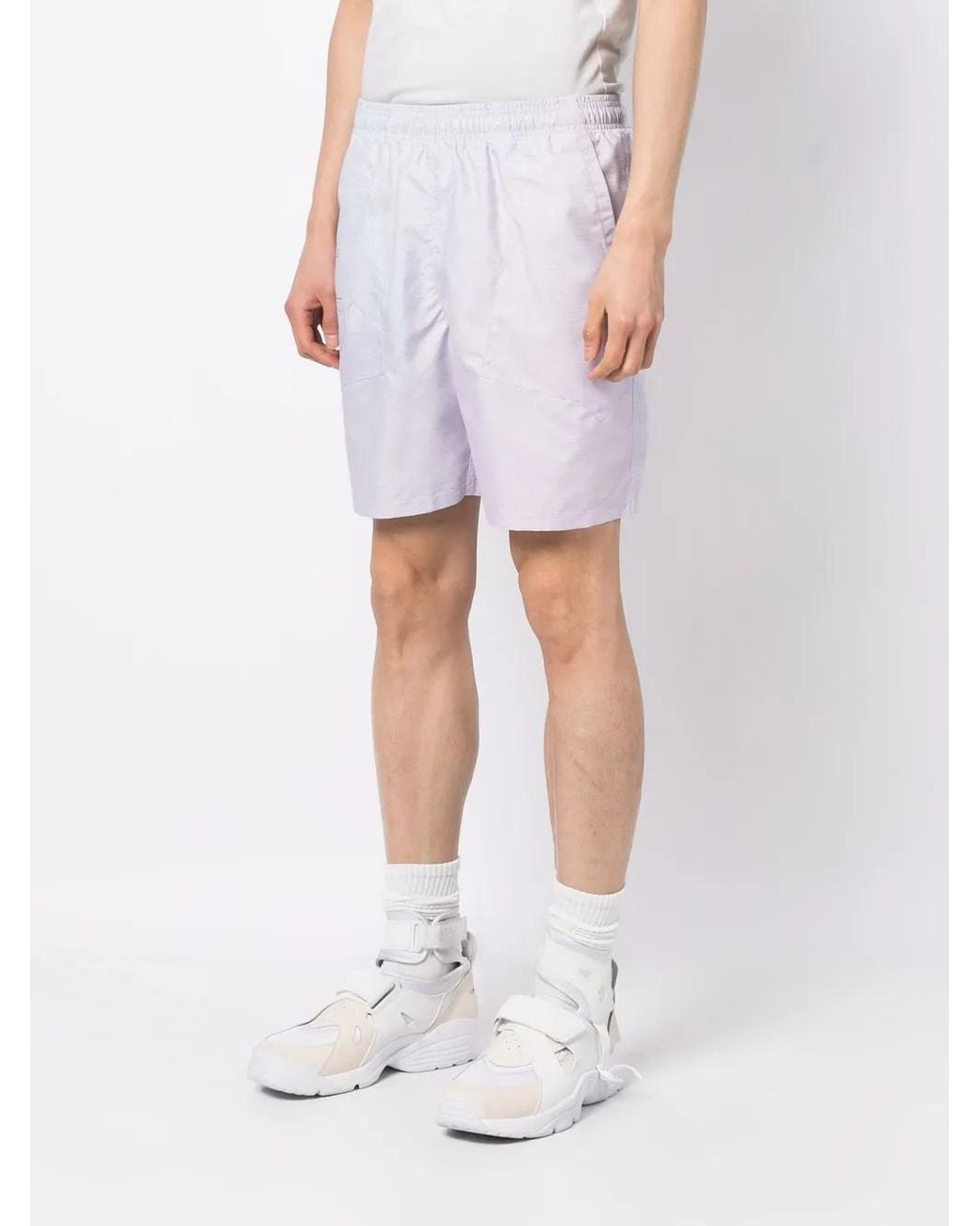 Objects IV Life Blue Graphic-Print Shorts for men