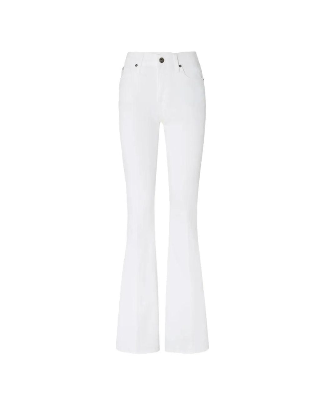 Jacob Cohen White Victoria Flared Jeans