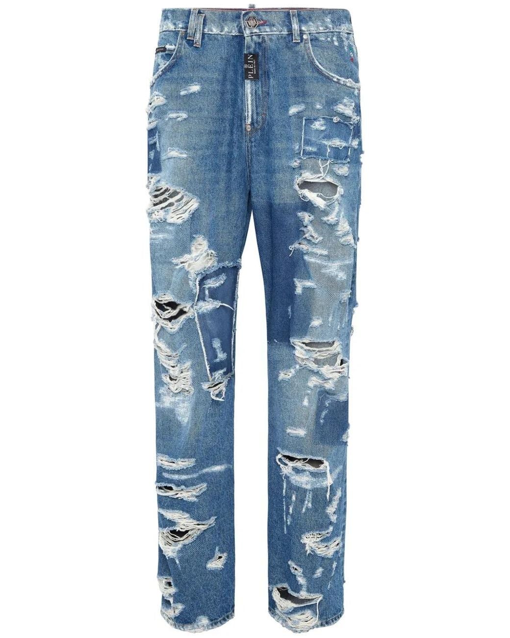Philipp Plein Blue Beach Boy Jeans for men