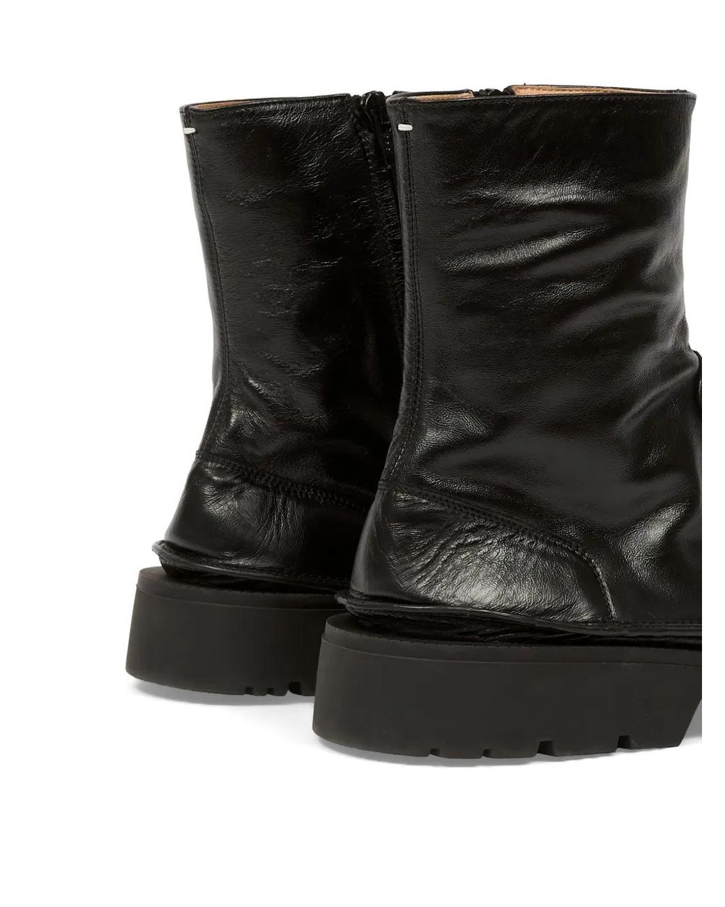 Maison Margiela Black Level Ankle Boots for men