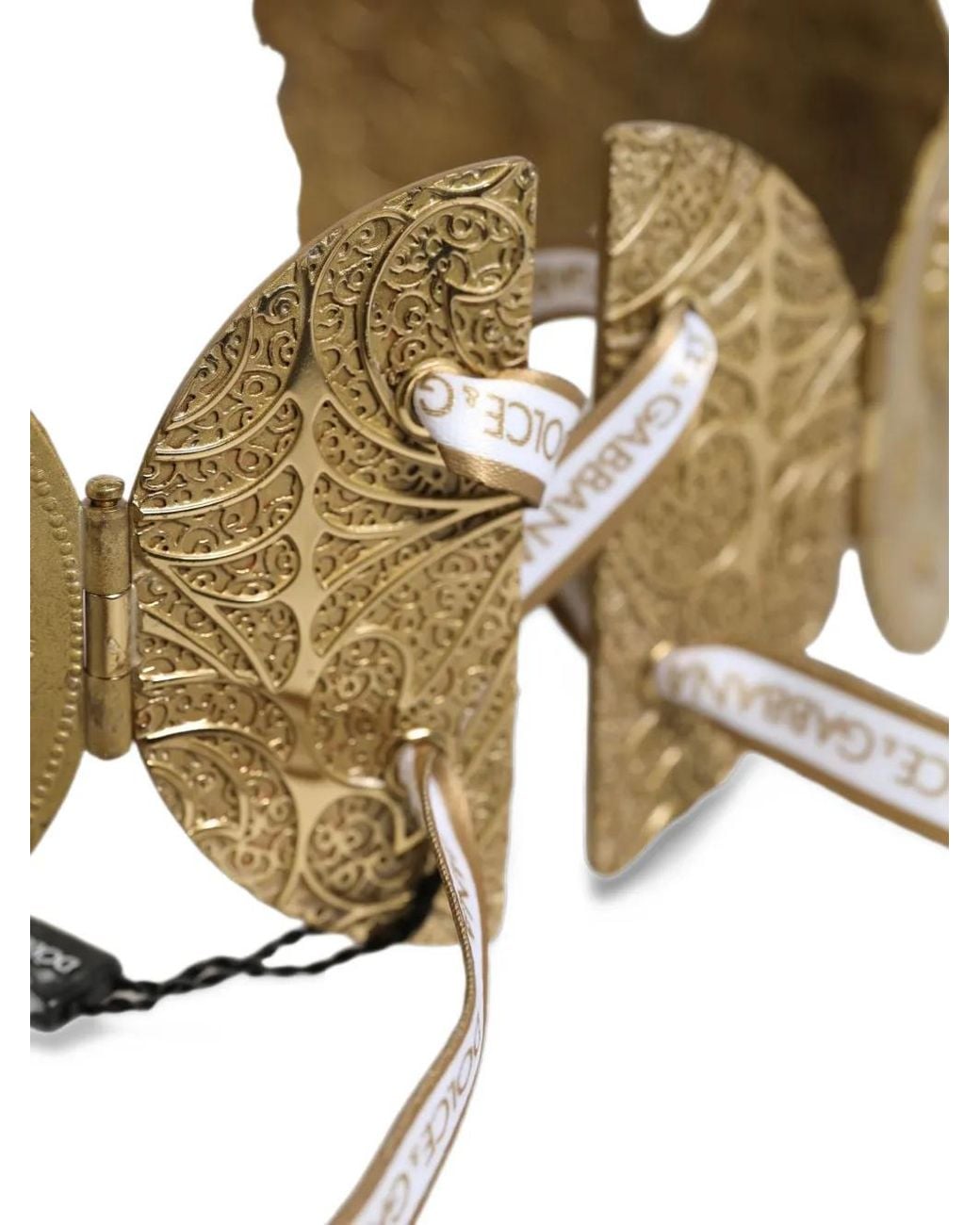 Dolce & Gabbana Metallic Coin-Detail Metal Belt