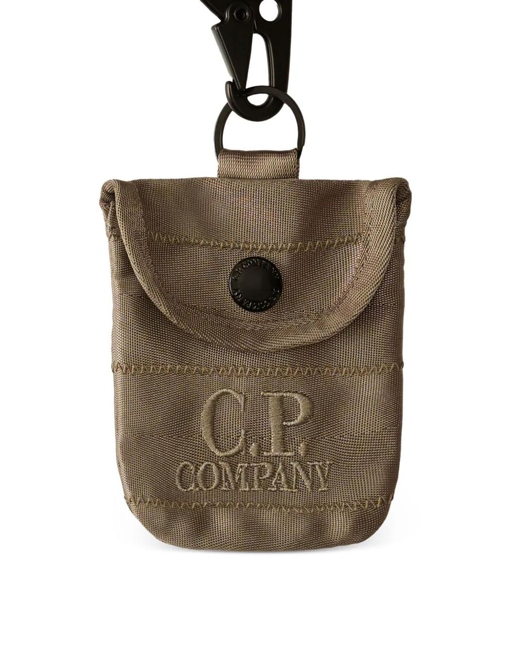 C P Company Sleutelhanger Met Geborduurd Logo in het Metallic voor heren