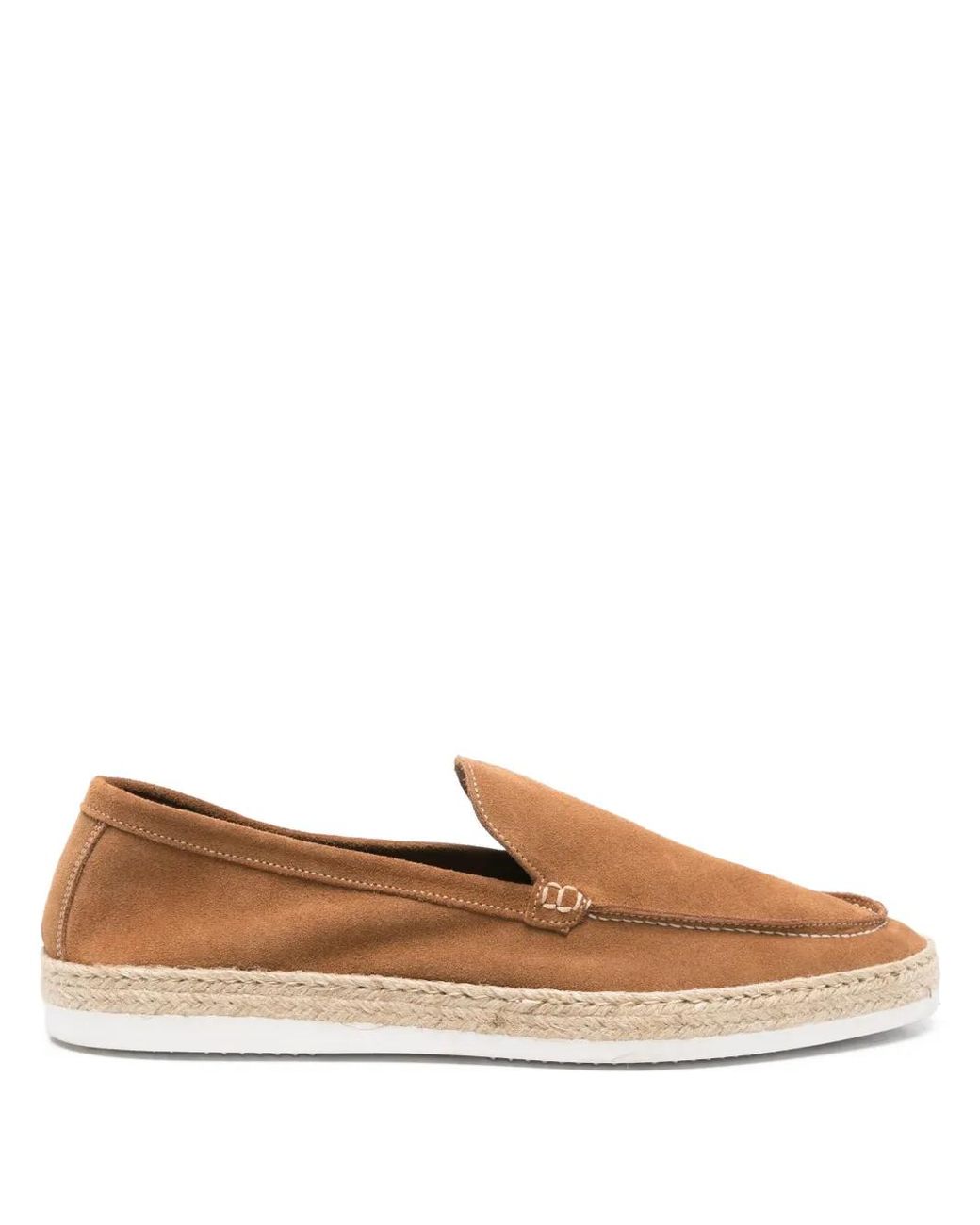 Corneliani Brown Suede Loafers for men