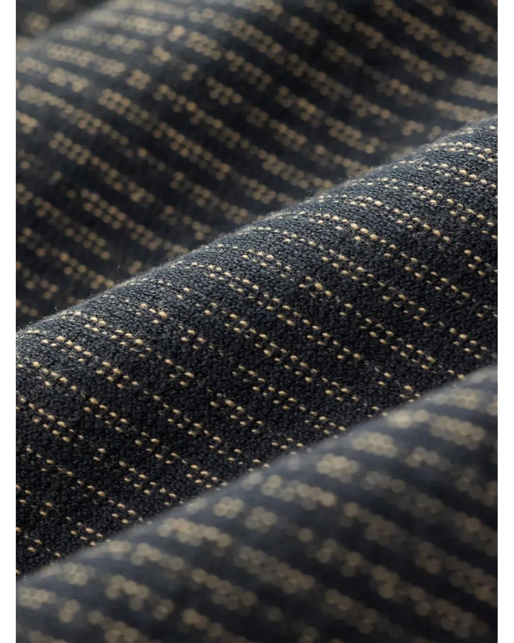 RRL Black Striped Pocket Shirt Jacket for men