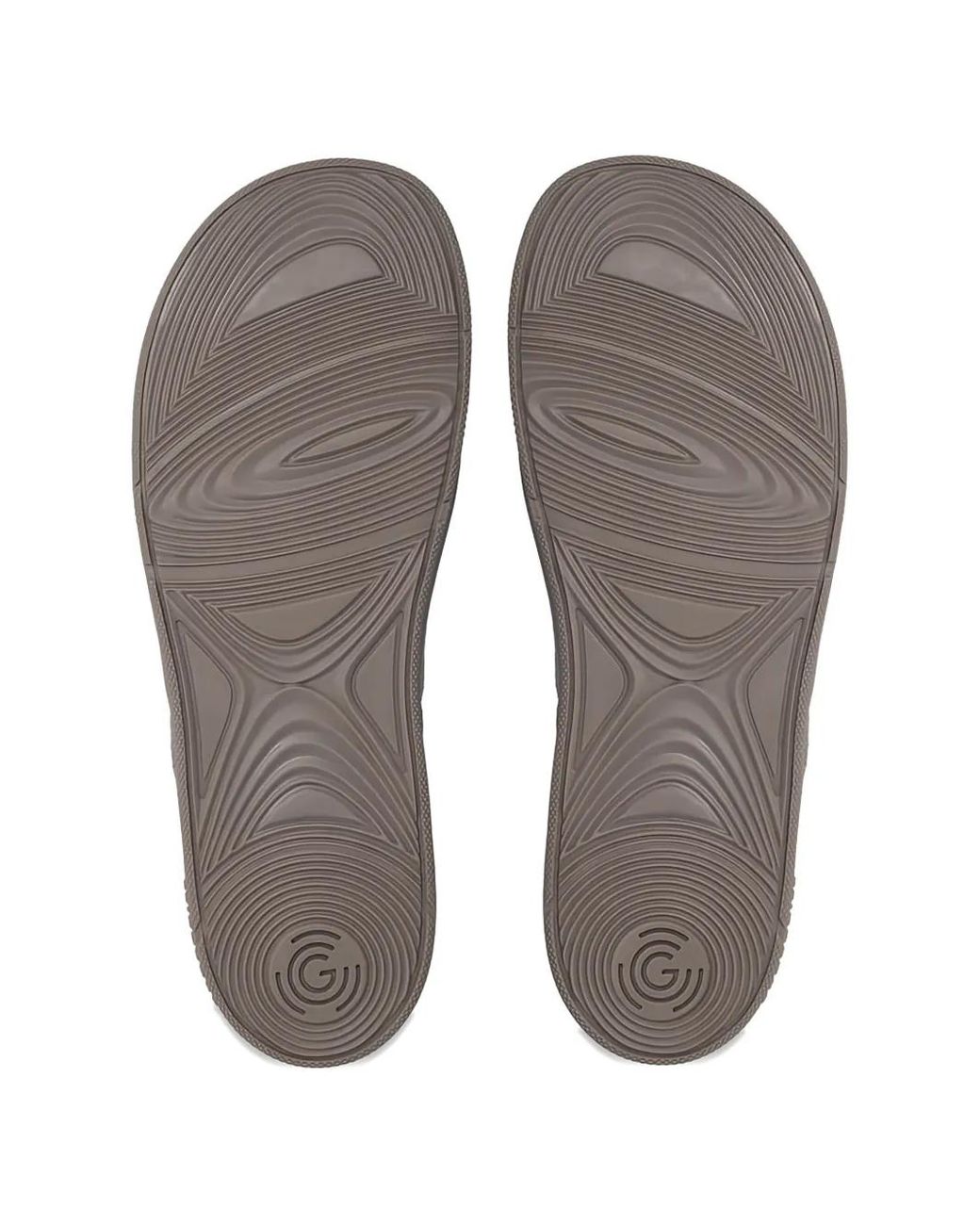 Groundies Gray Perforierte Sneakers