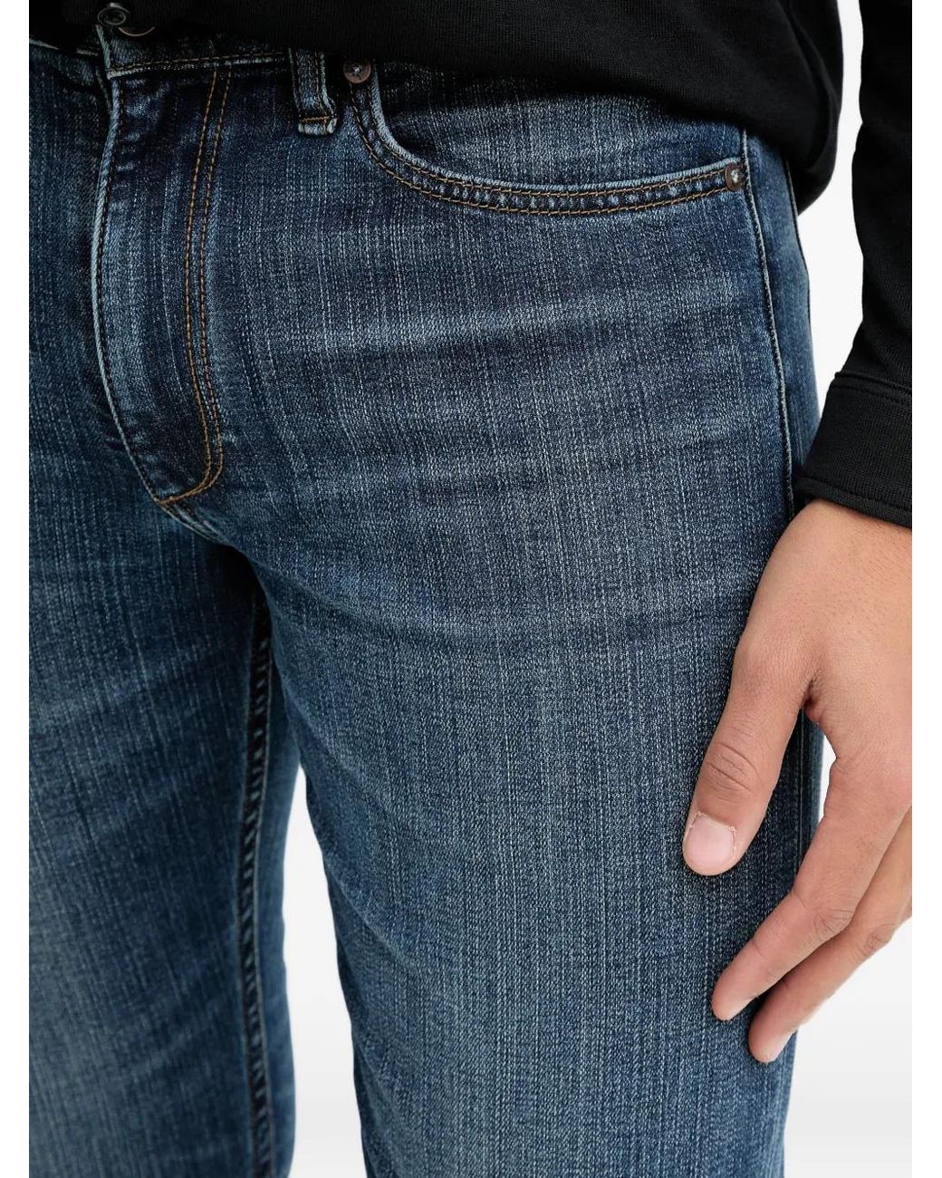 Rag & Bone Blue Back-Pocket Jeans for men