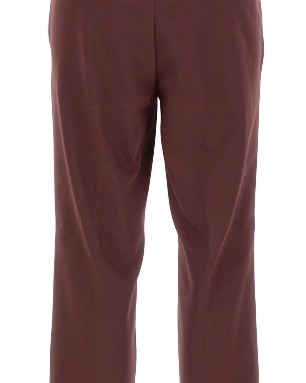 Marella Purple Side-Slit Trousers