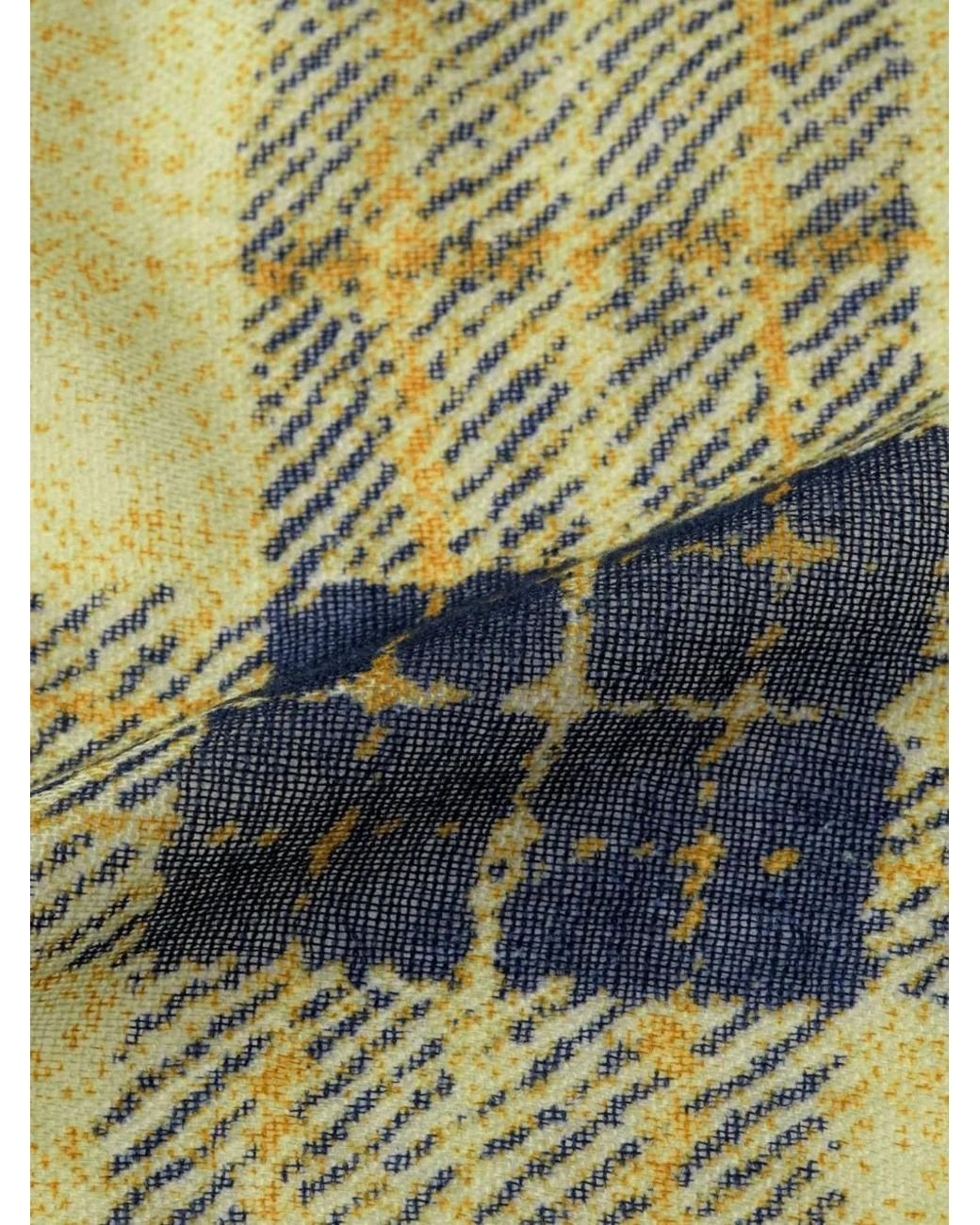 A Kind Of Guise Metallic Salazar Check-Print Scarf for men