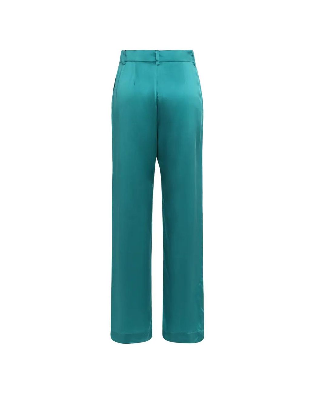 SABLYN Green Silk Trousers