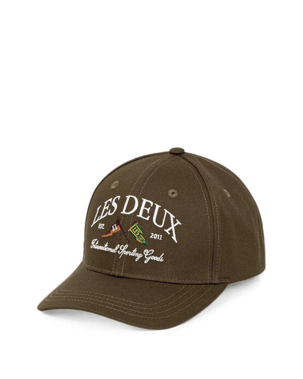 Les Deux Green Casquette À Logo Brodé for men