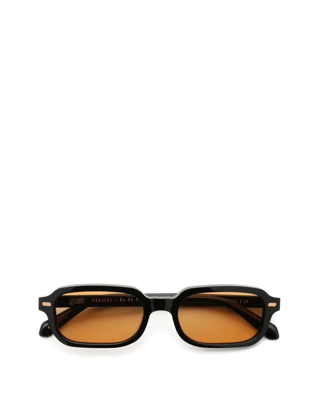 Gast Black Voce Rectangle-Frame Sunglasses