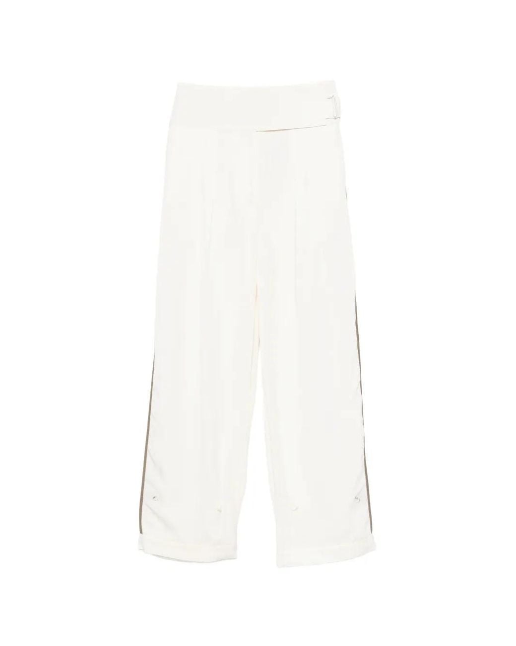 Entire studios White Slit-Pocket Trousers