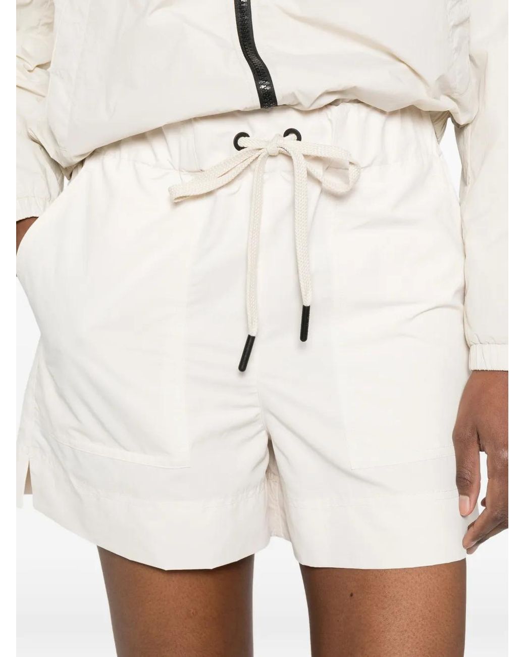 Moncler White Shorts