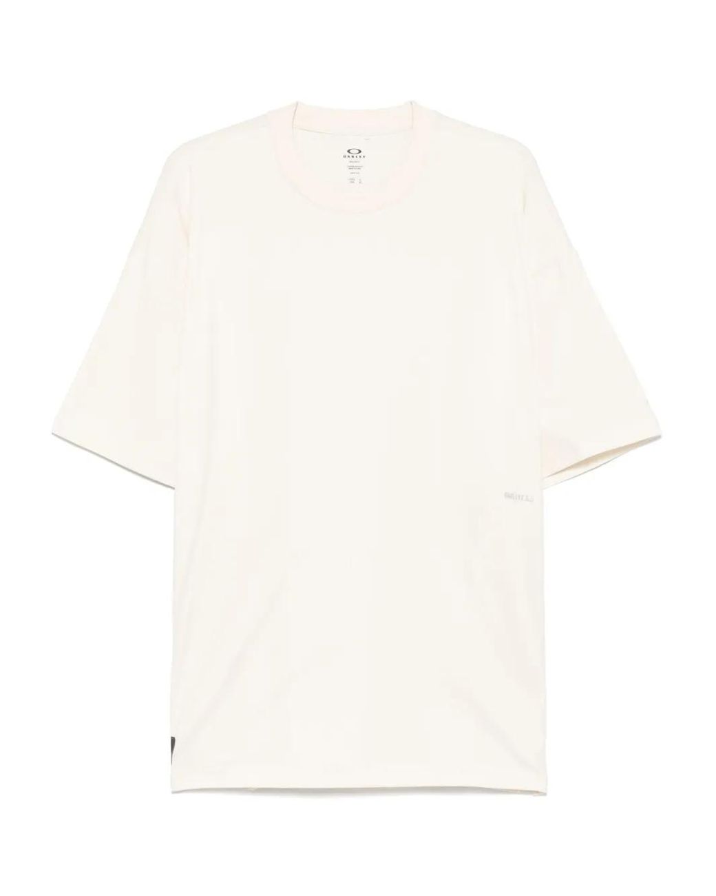 Oakley White Logo-Embroidered T-Shirt for men