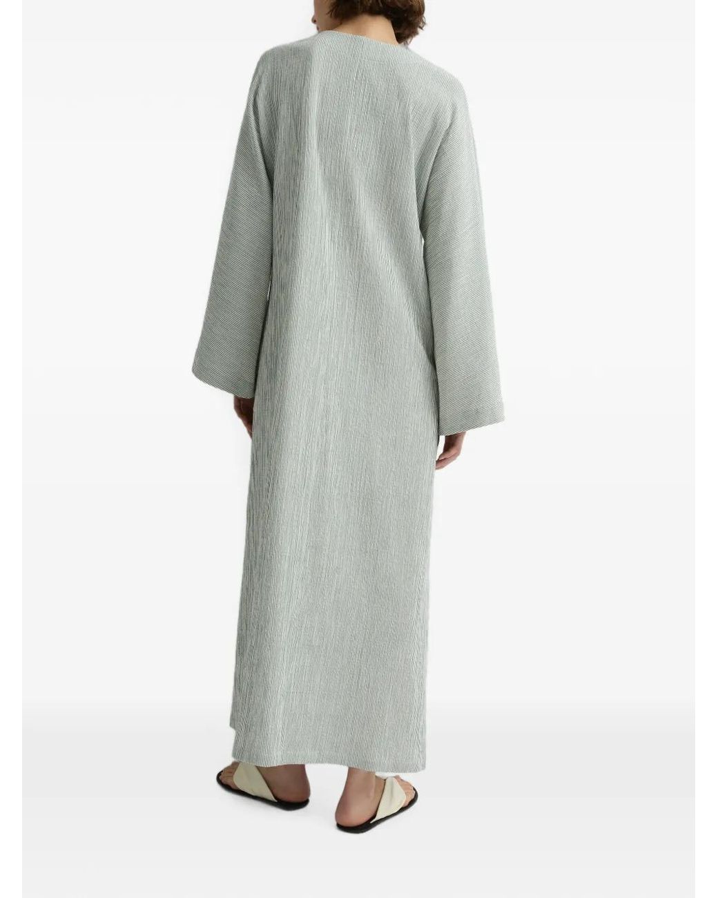 Bondi Born Gray Finn Kimono-Sleeve Maxi Dress