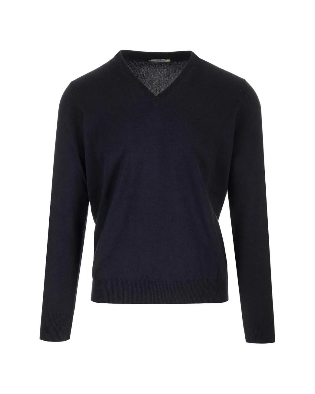 Al Duca D'aosta Blue V-Neck Sweater for men