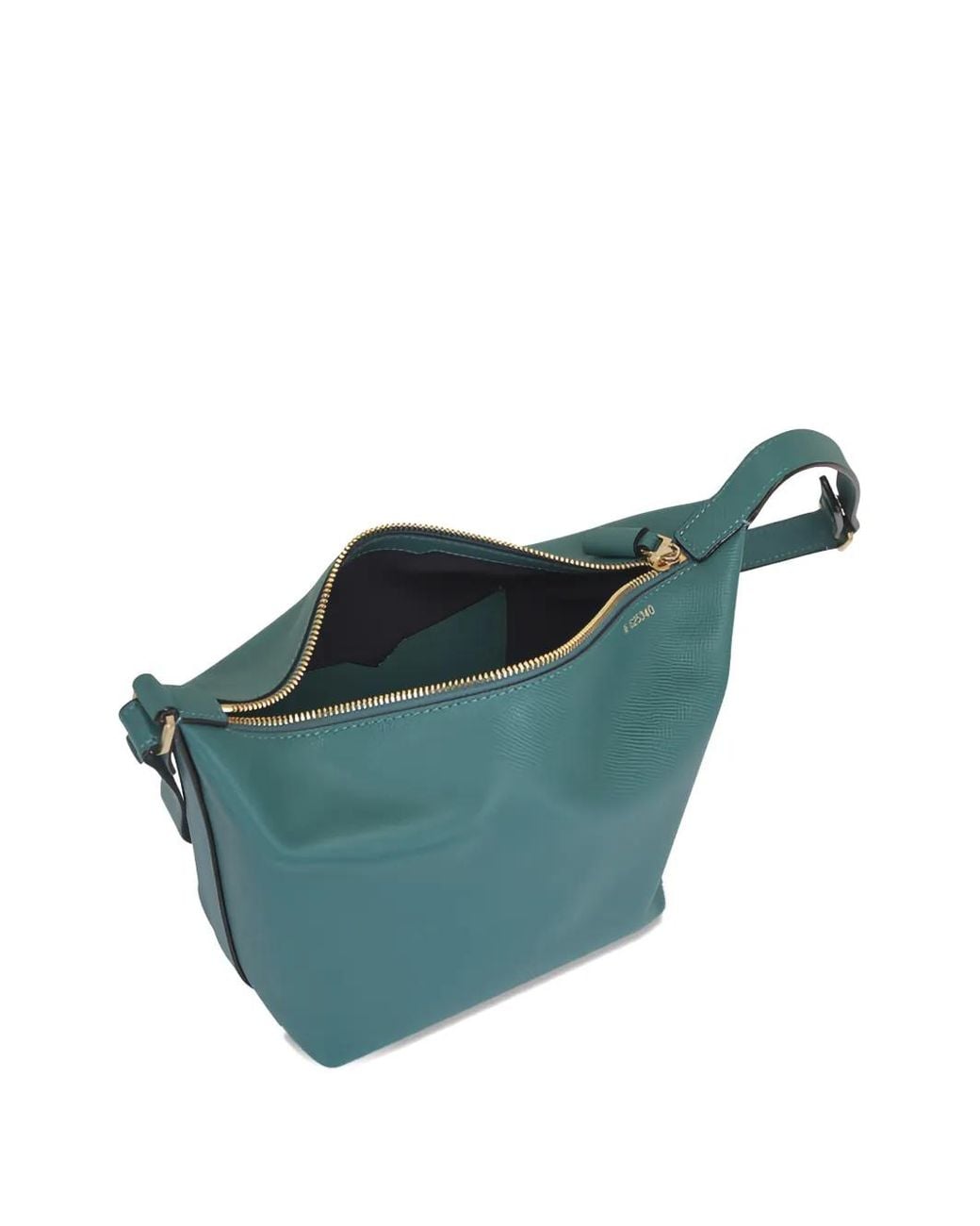 Valextra Blue Mini Mochi Shoulder Bag