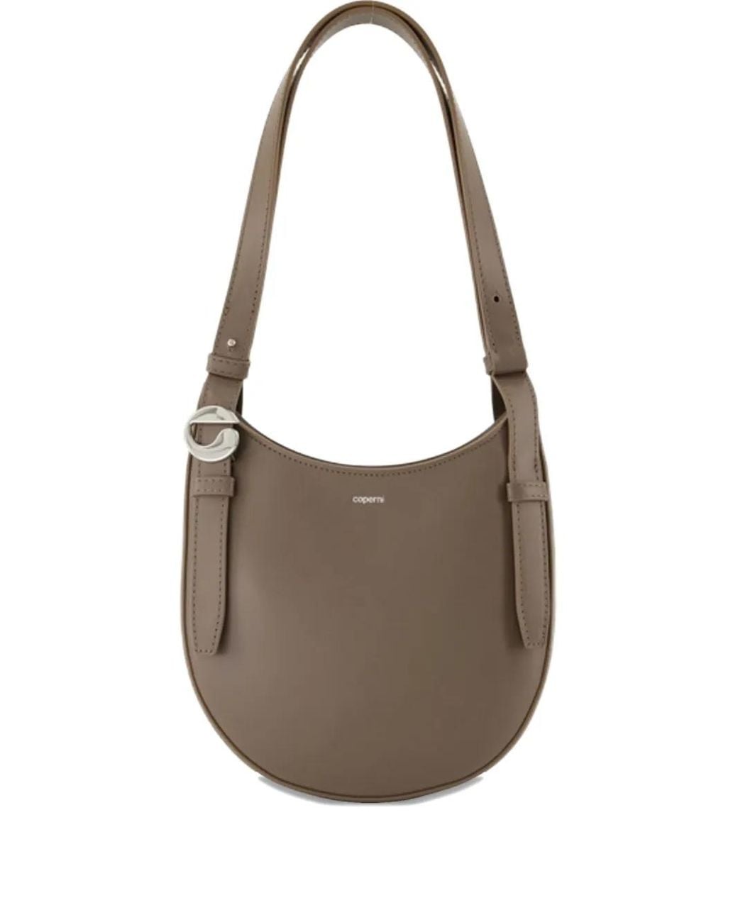 Borsa A Spalla A Mezza Luna di Coperni in Brown
