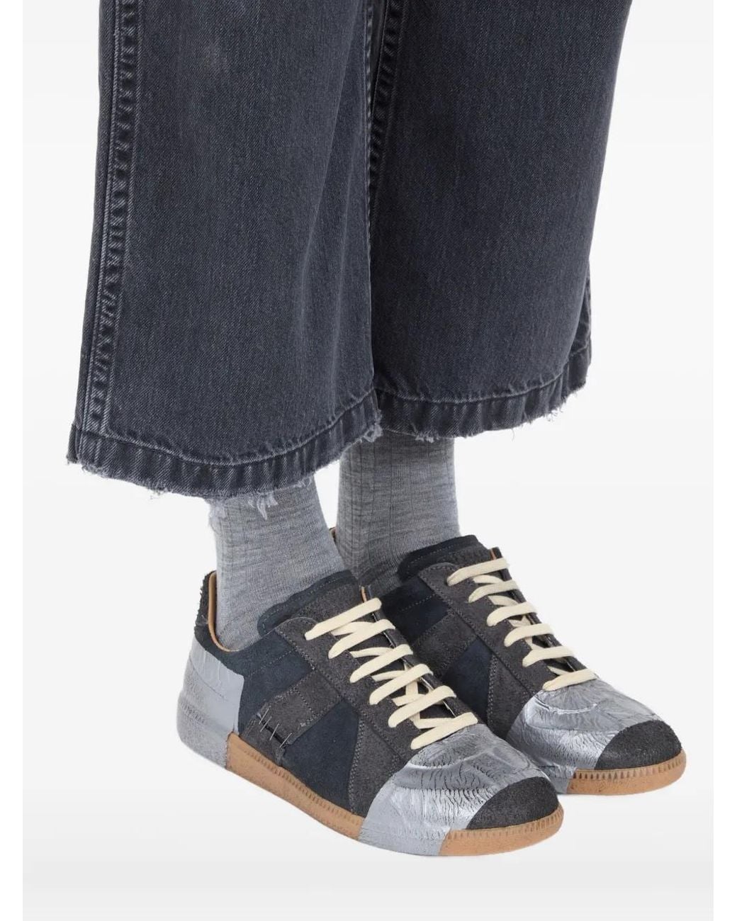 Maison Margiela Gray Replica Sneakers for men