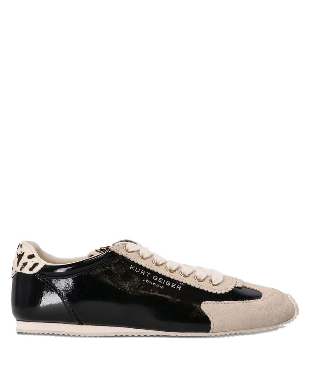 Kurt Geiger Black Leather Sneakers