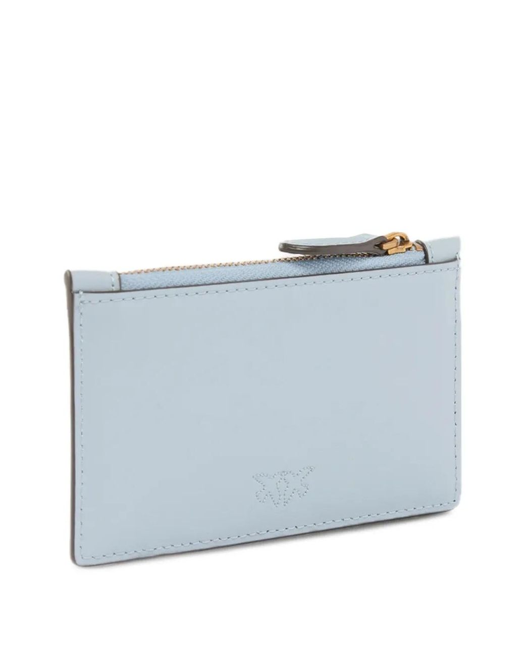 Pinko Blue Zipped Card Holder