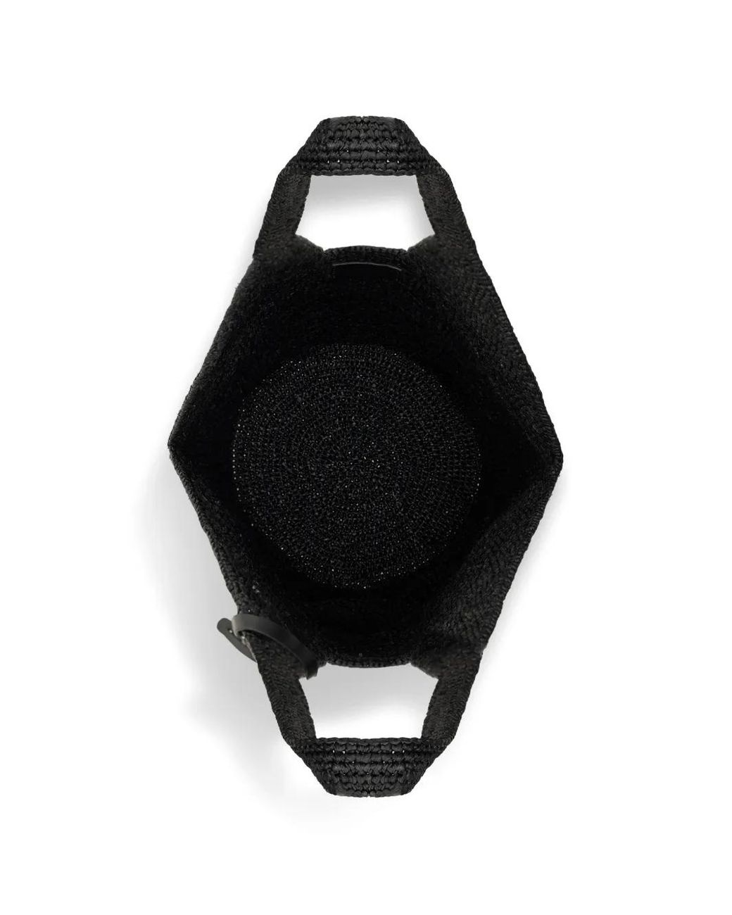 Anine Bing Black Leah Bag Plain Raffia