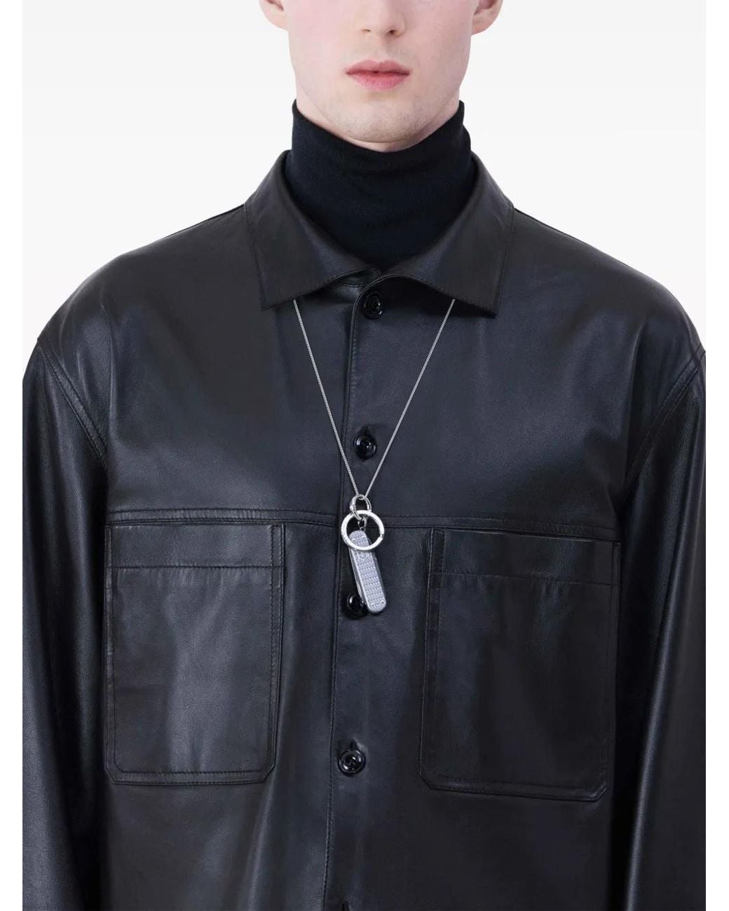 Lemaire White Mini Swiss Knife Necklace