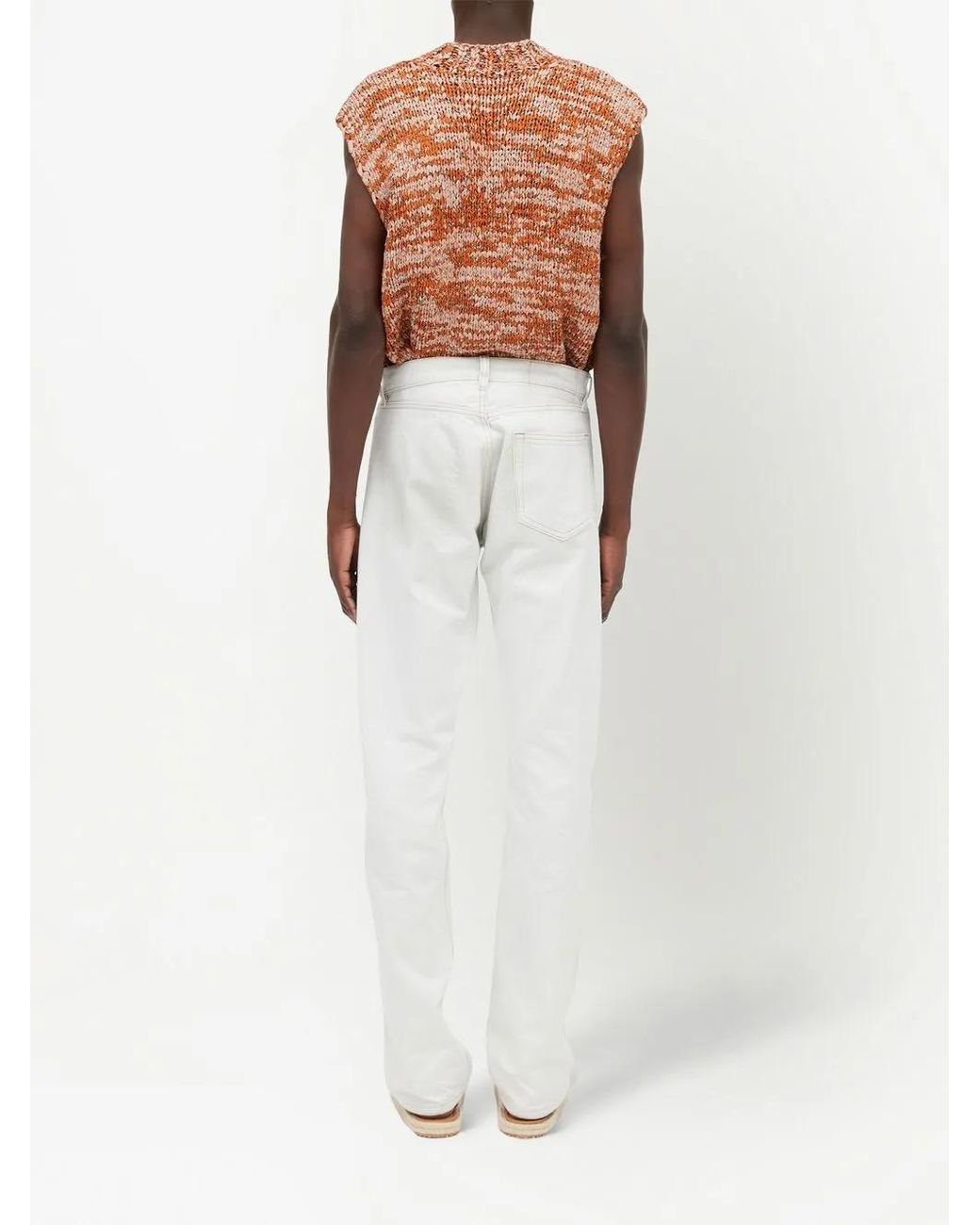 Maison Margiela Gray Selvedge Straight-Leg Jeans for men