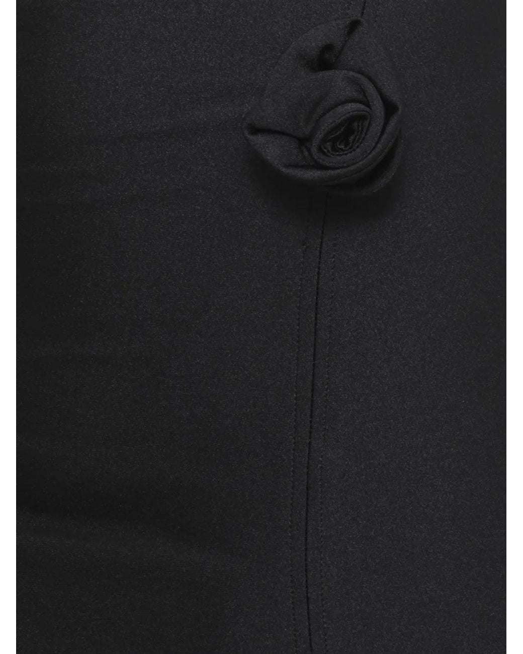 Coperni Black Flower Skirt
